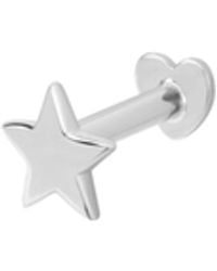 Vanhi - 14K Solid Star Flat Back Stud - Lyst