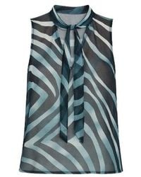 Conquista - Sleeveless Tie Detail Top - Lyst