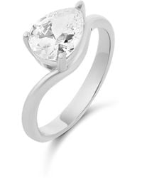 SHYMI - Pear Shape Wave Ring - Lyst