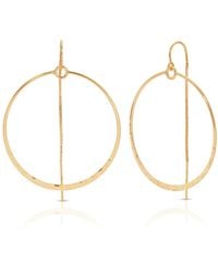 Heather Hawkins Jewelry - Flat Hoop Threader Earrings - Lyst