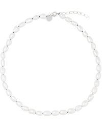 Chiara Tedeschi Jewellery - Baroque Pearl Necklace & Colored Thread - Lyst
