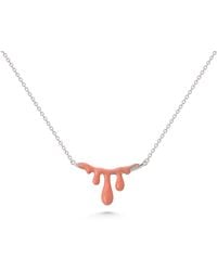 Dolcetto Designs - Gelato Tangerine Necklace - Lyst