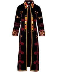Antra Designs - The Ebony Aztec Coat - Lyst