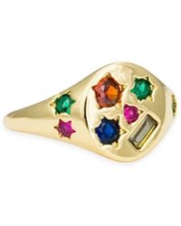Kybele Studio - Celestial Burst Signet Ring - Lyst