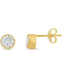 SHYMI - Fancy Shape Bezel Set Studs - Lyst