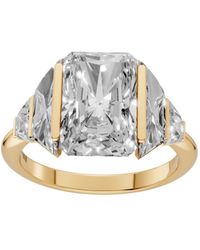 Aya Fine Jewelry - Radiant Cut Lab Diamond Engagement Ring - Lyst