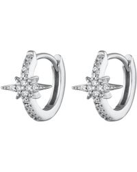 Scream Pretty - Starburst Huggie Earrings - Lyst