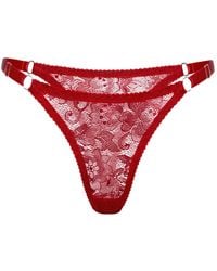 Daily Underwear - Adjustable String Panties Flame - Lyst