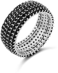 SHYMI - Pave Cigar Ring - Lyst