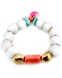 Persia Dona Jewelry - Pebbles & Coral Bracelet - Lyst