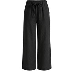 James Lakeland - Linen Blend Drawstring Trousers - Lyst