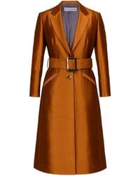 Richa Sharma - Handcrafted Silk Tailored Coat - Lyst