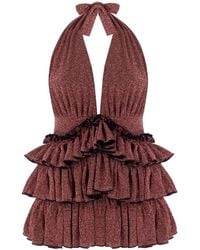 Nur Karaata - Bellano Sparkle Rose Dress - Lyst
