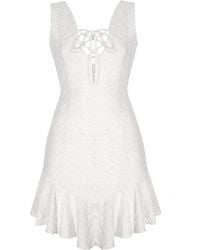 No'design - Duchess Ruffled Mini Dress - Lyst