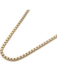 Harfi - 18Ct Filled Box Link Chain Necklace - Lyst