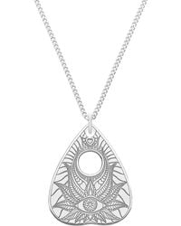 CarterGore - Small Sterling Lotus Flower Planchette - Lyst