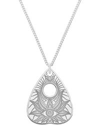 CarterGore - Small Sterling Silver Lotus Flower Planchette - Lyst