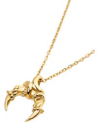 Elk & Bloom - Roped Moment Twisted Horn 14K Pendant Necklace - Lyst