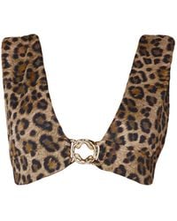 Room 24 - Brina Top Leopard - Lyst