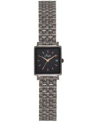 Bermuda Watch Company - Quaintrelle Square Rose Gunmetal Link 22 24Mm - Lyst