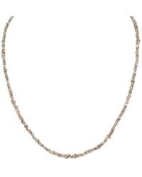 Rahul's Jewels - 17"-19" Adjustable Length Genuine Diamond Rough Strand Necklace - Lyst