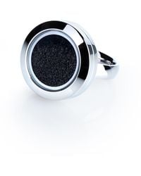 My Little Nature - Volcanic Sand Lava Ring – Handmade Statement Jewelry With Deep Meaning - Lyst