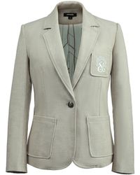 Smart and Joy - Tailored Blazer With Badge - Lyst