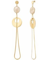 Rejected Hearts Club - Devi Goddess Snake Chain Dangle Earrings - Lyst