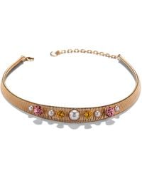 The Pink Reef - Collar Necklace - Lyst