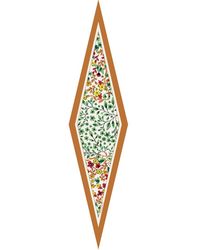 Jessie Zhao New York - Silk Diamond Scarf Of Afternoon Garden - Lyst