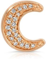 Maya Brenner - Pavé Charm Stud - Lyst