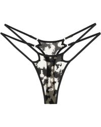 Perilla Lingerie - Harlow Straps Thong Nude - Lyst