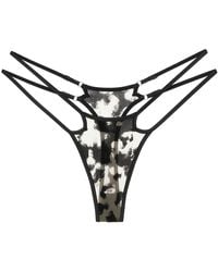 Perilla Lingerie - Harlow Straps Thong Nude - Lyst