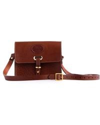 N'damus London - Mini Soho Chestnut Leather Crossbody Bag - Lyst