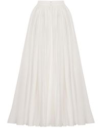 Elsava - Ivory Midi Skirt - Lyst