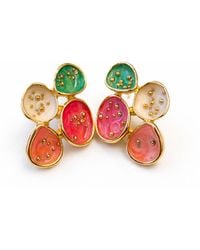 Nuvv Collection - Clover Statement Earrings - Lyst