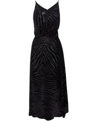 SVETA Milano - Ann Long Devorè-Velvet Dress - Lyst