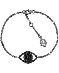 SALLY SKOUFIS - Protection Bracelet With Made Cz Diamond Stimulant - Lyst