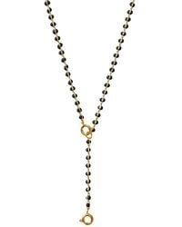 Alexie of Athens - Enamel Strand Drop Chain Charm Necklace - Lyst