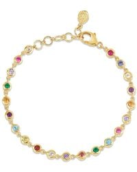 Dower & Hall - Array Gemstone Line Bracelet - Lyst