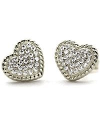 VicStoneNYC Fine Jewelry - Luxury Heart Stud Earrings – Luxury, Sparkle, And Love - Lyst