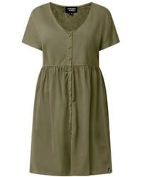 Known Supply - Cotton Button Up Dress - Lyst