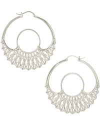 Astor & Orion - Iris Statement Hoops Large - Lyst