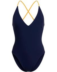 Rive & Rituel - Gaia Braided Back One Piece Bathing Suit - Lyst