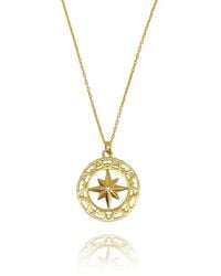 LINYA JEWELLERY - North Star Gem Medallion - Lyst