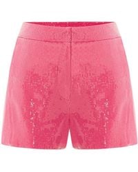 Fickle Hearts - Kai Hot Sequin Mini Shorts - Lyst
