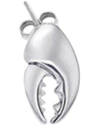 True Rocks - Sterling Crab Claw Stud - Lyst