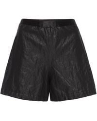 LAHIVE - Nova Vegan Leather Shorts - Lyst