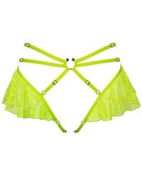 MONIQUE MORIN LINGERIE - Hologram Skirted Harness Acid - Lyst