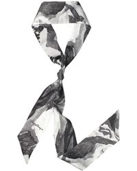 Lost Pattern - Himalaya Silk Neck Bow Scarf - Lyst